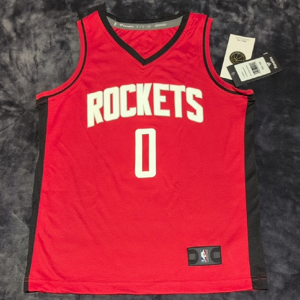 Youth Houston Rockets Fanatics Red Fast Break Player Replica Jersey
